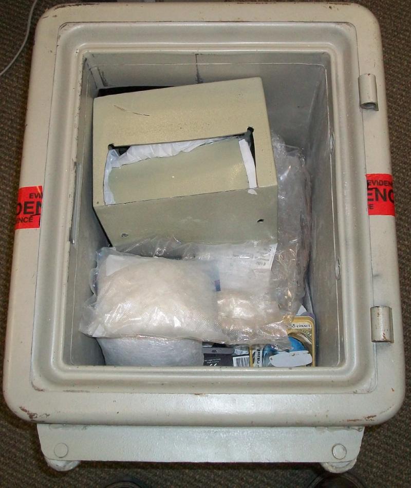 Photo of seized drugs and cash