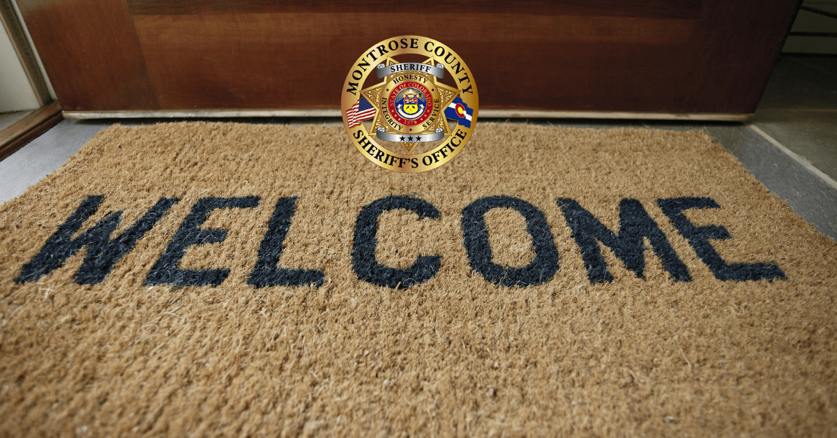 Photo of welcome mat 