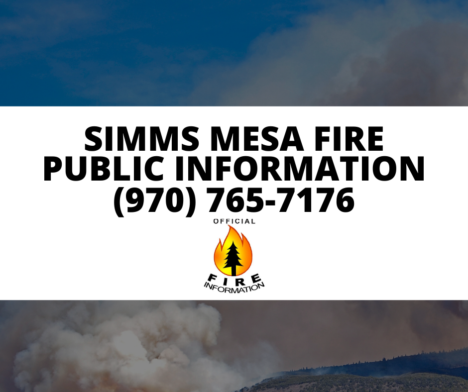Simms Fire Public Info Line 970-765-7176