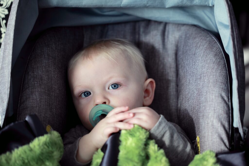 Photo of Baby in a Carseat