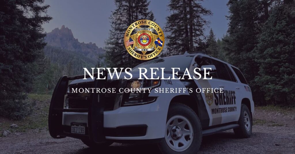 Montrose County Sheriff's Office News Release Graphic
