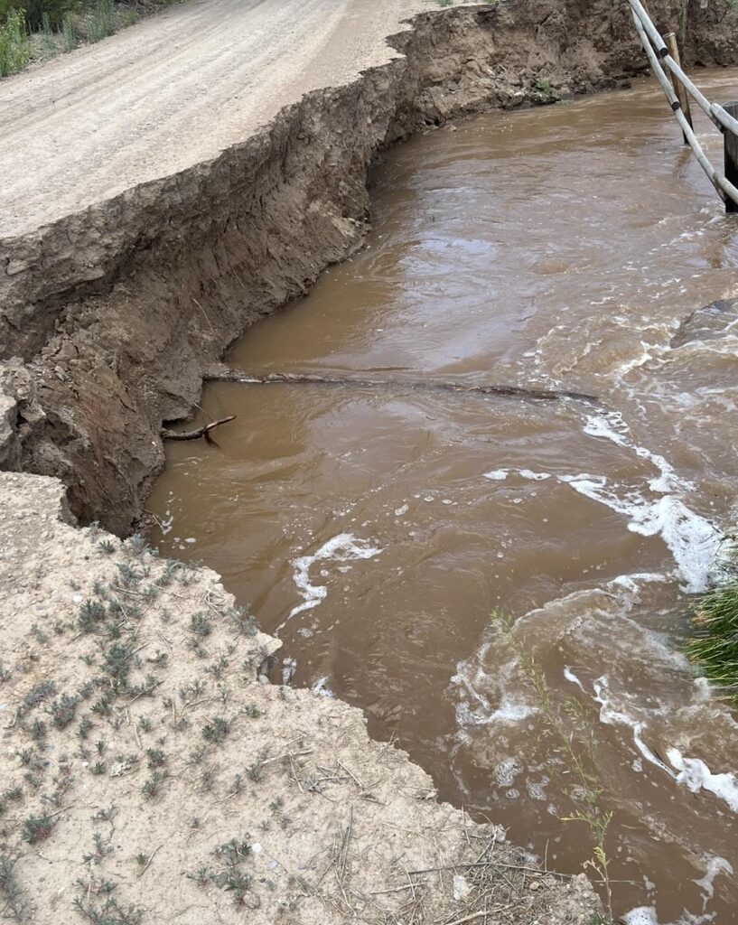 Photo of Robideau Canyon Flooding on Road