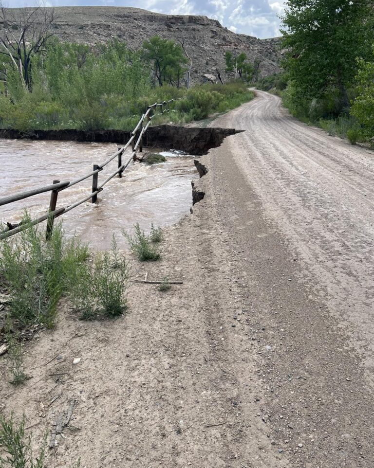 Robideau Canyon Road is closed until further notice