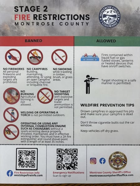 Stage 2 Fire Restrictions